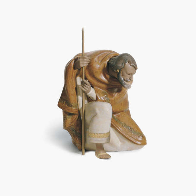 Figura San José en Belén. Gres