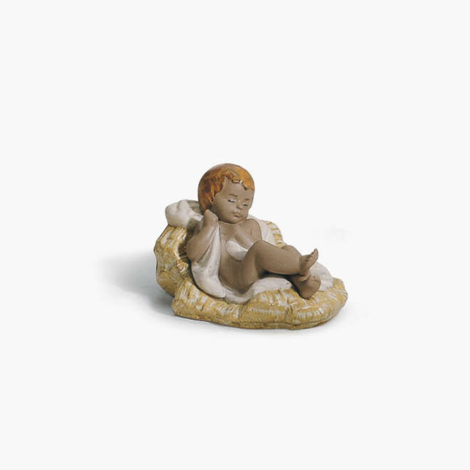 Figura Niño Jesús en Belén. Gres