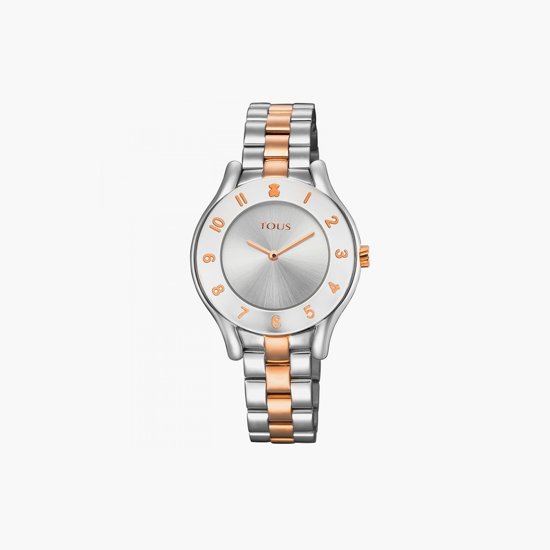Reloj Errold bicolor de acero/IP rosado