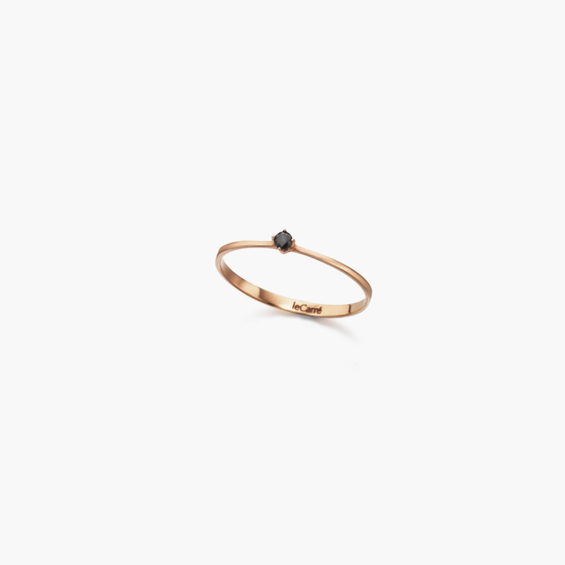 ANILLO ORO ROSA DIAMANTE BLACK