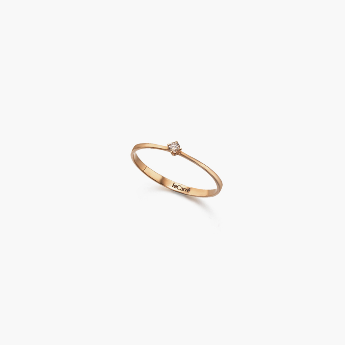 ANILLO ORO ROSA DIAMANTE
