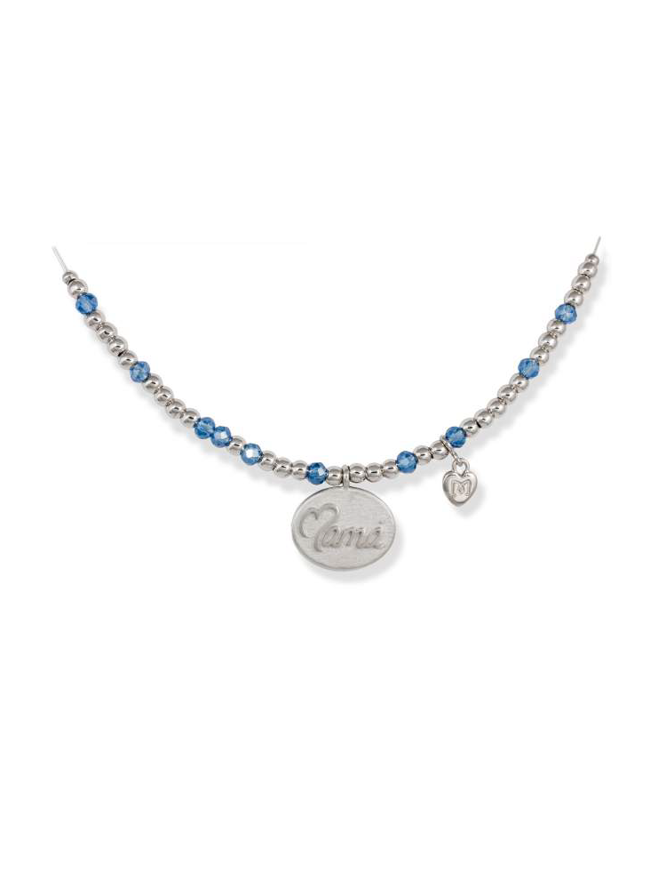 Gargantilla MAMÁ en plata