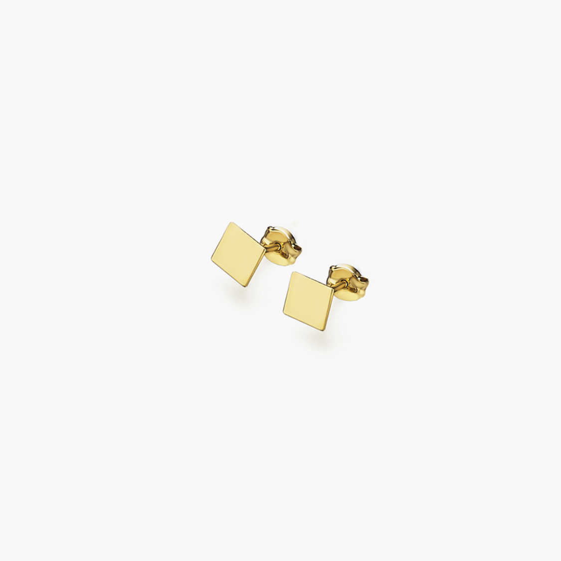 PENDIENTES ORO CHAPITA CUADRADA