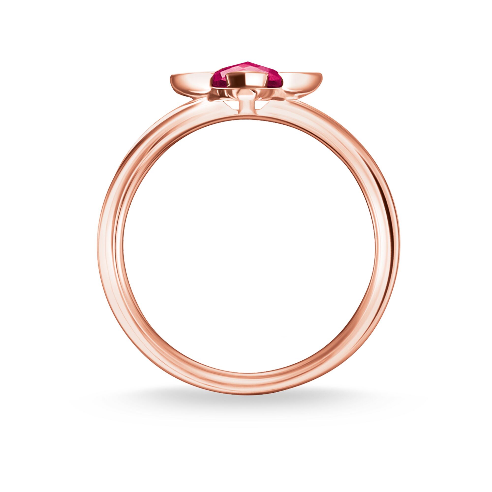 Anillo Piedras de colores rosa