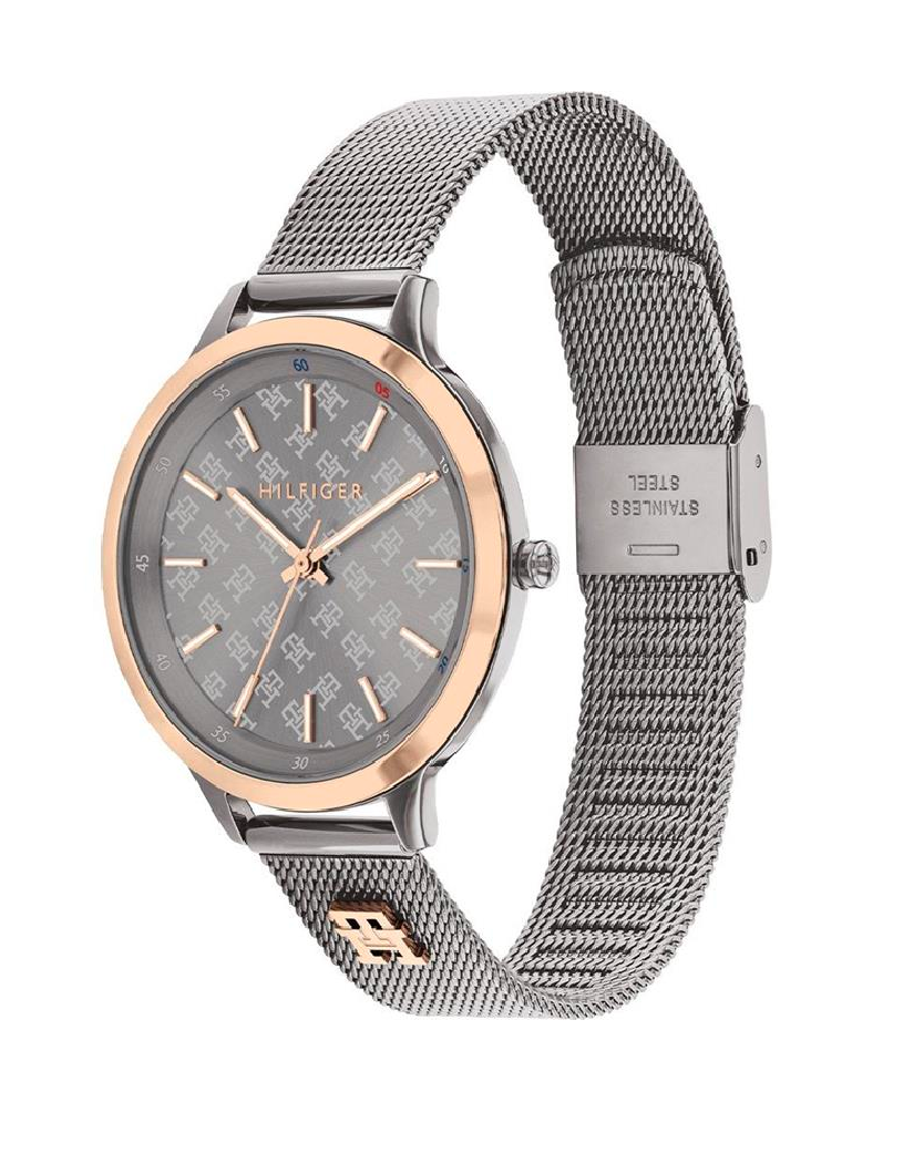 Tommy Hilfiger - Reloj mujer IRIS Gris y Rosado Analógico