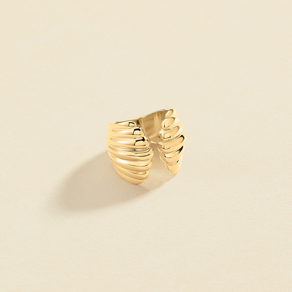 Agatha Paris – Anillo ancho N-13 – Dorado