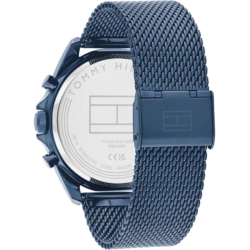 Tommy Hilfiger Reloj Baker Acero Inoxidable Azul Multifunción Hombre