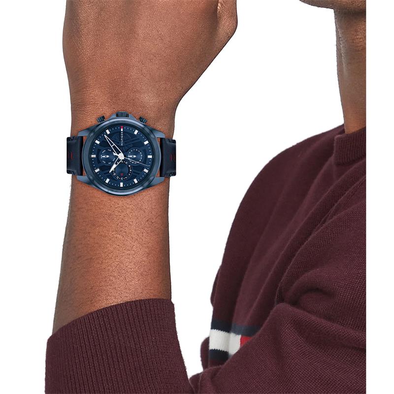 Tommy Hilfiger Reloj Jax Azul Multifunción Hombre