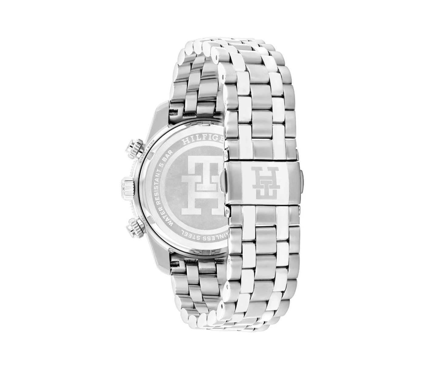 Tommy Hilfiger Reloj TH85 Plateado y Azul Cronógrafo Hombre