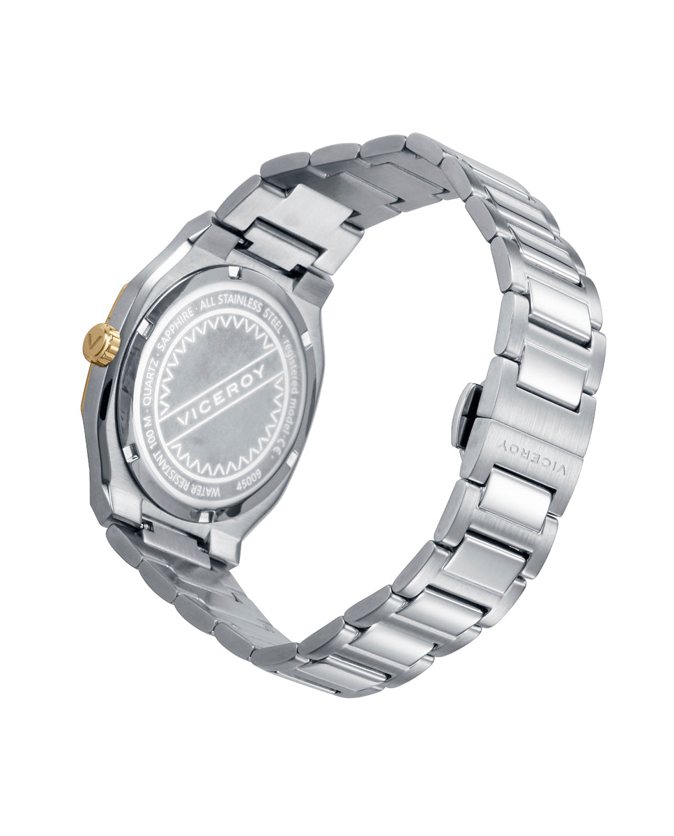 VICEROY Reloj Laura Escanes Caja de Acero con Doble Bisel en Acero e IP Dorado