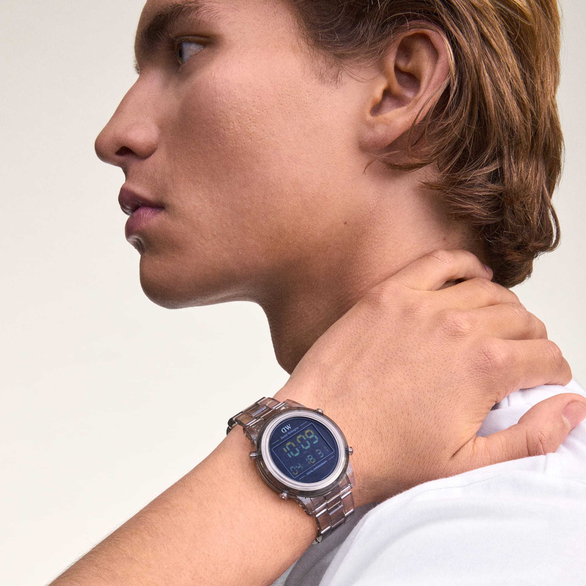 Reloj Daniel Wellington - Retro Digital Light Grey (42mm)
