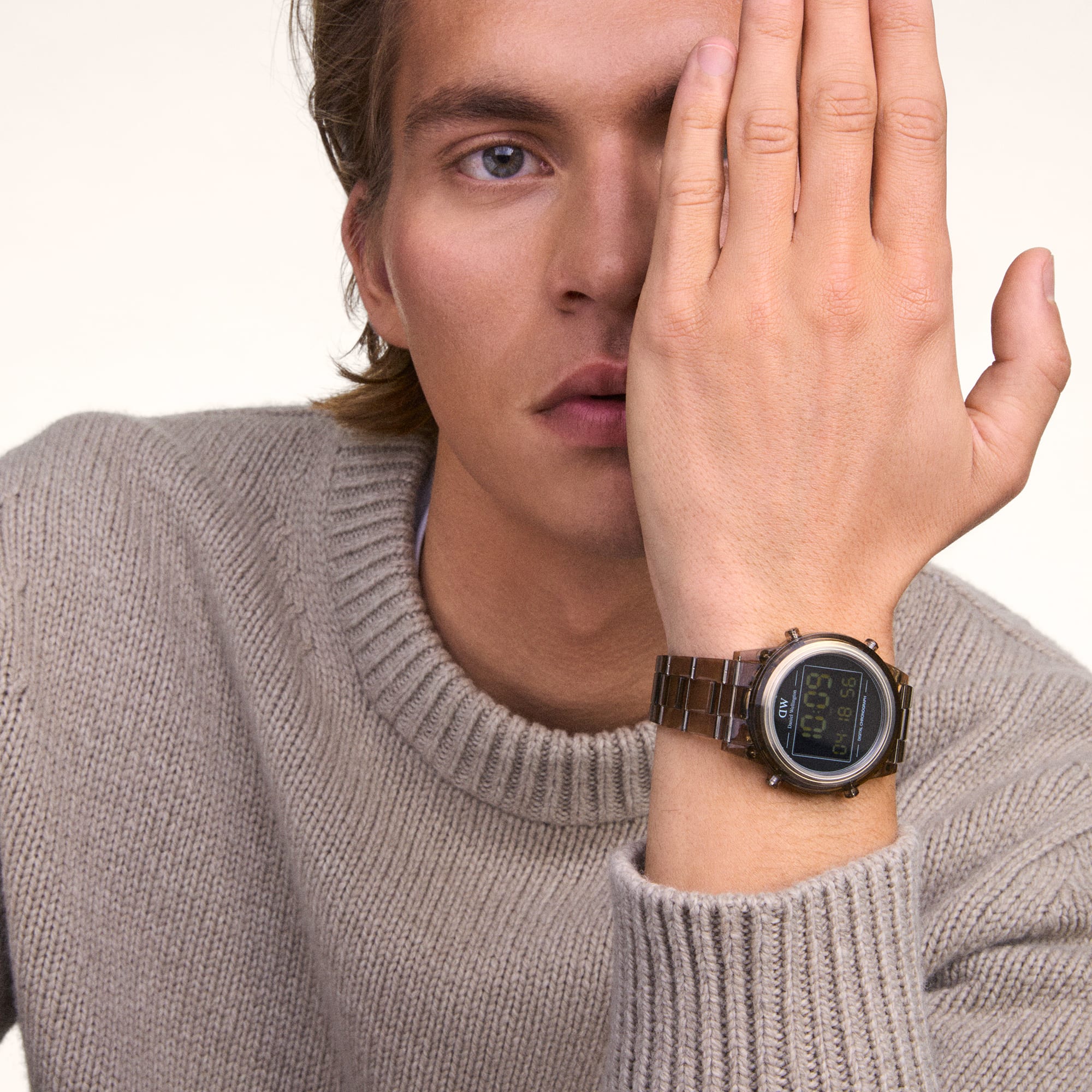 Reloj Daniel Wellington - Retro Digital Dark Brown (42mm)