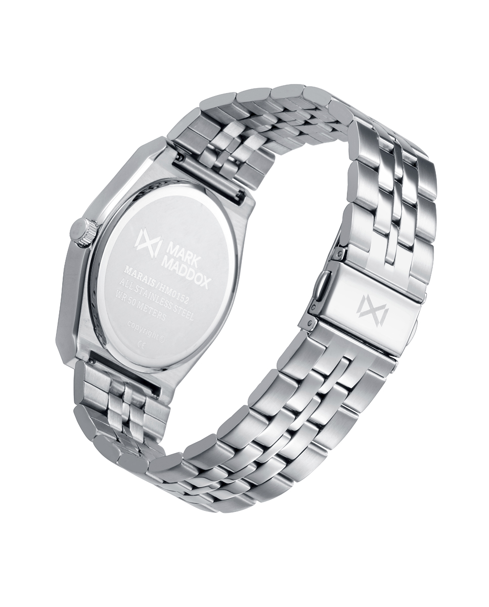Mark Maddox - Reloj de acero HM0152-57