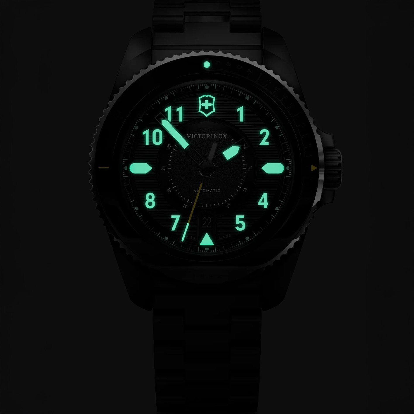 Victorinox Reloj Automático Journey 1884 Negro 43 mm