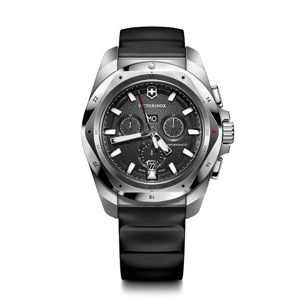 Victorinox Reloj de Cuarzo I.N.O.X. Chrono Negro 43 mm