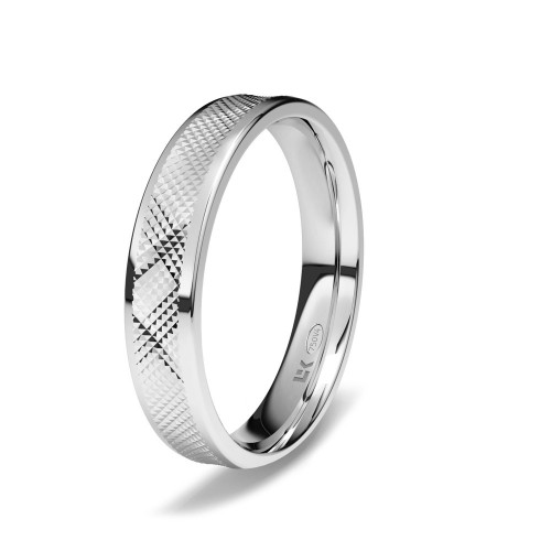 Alianza de oro blanco de 18 quilates plana Mimbre
CONSULTAR PRECIO