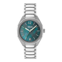 Reloj Tous Now Lady Esfera Nácar Gris Brazalete