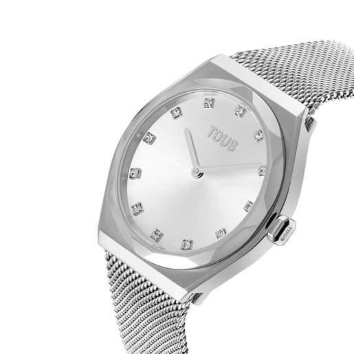 Reloj Analógico Tous con Brazalete de Acero Karat Round Mesh