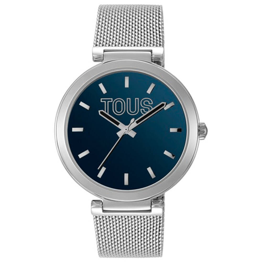 Reloj Analógico Tous con Esfera Azul y Brazalete de Acero S-Mesh Mirror