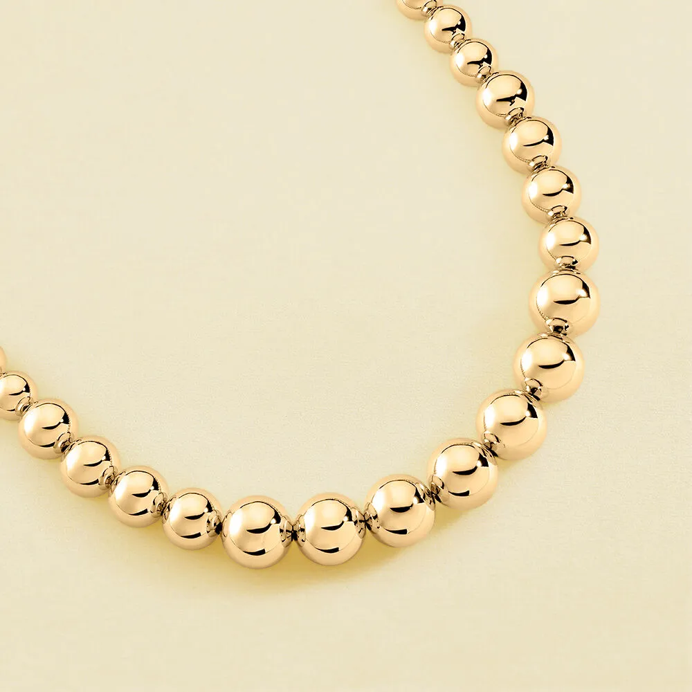 Collar corto Agatha Paris Palais Royal de latón bañado en oro 02670408-157-TU