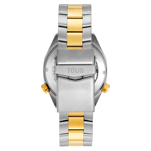Reloj Tous Now GMT Automático Nácar Azul Bicolor 3000141000