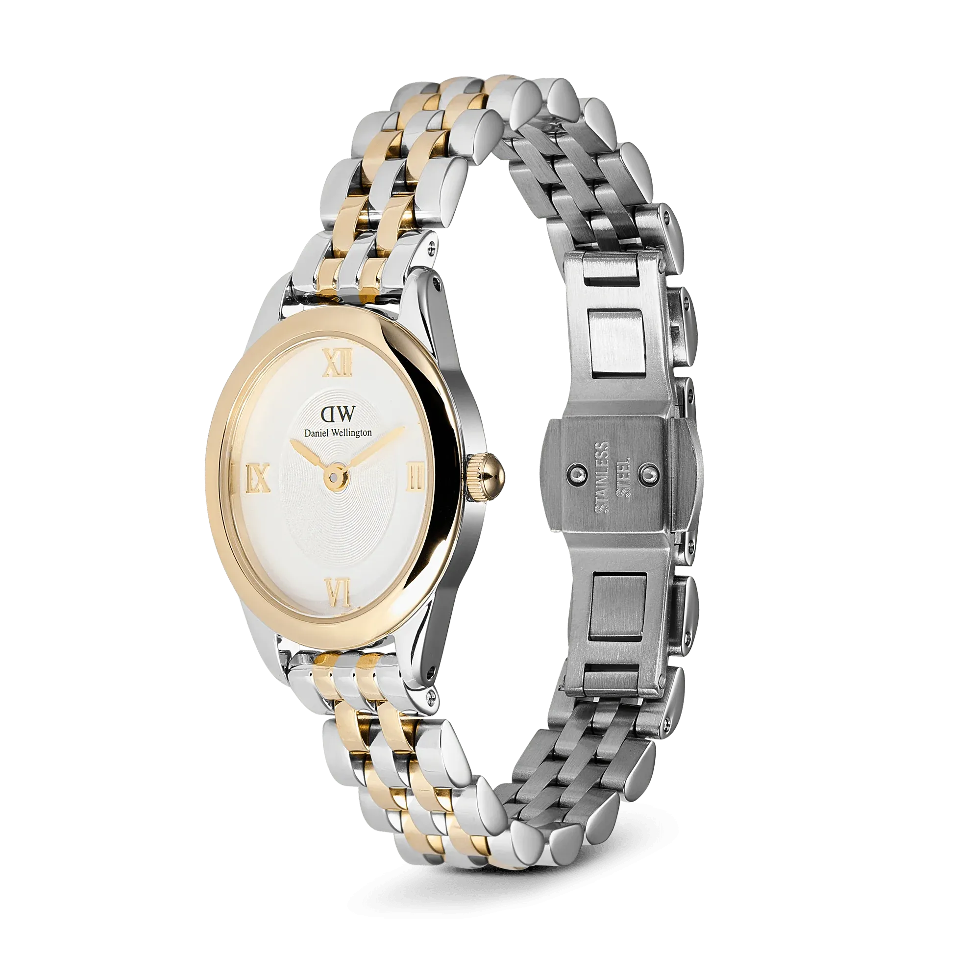 Reloj Daniel Wellington Ophelia Mini Two Tone Gold de acero bicolor DW00100811