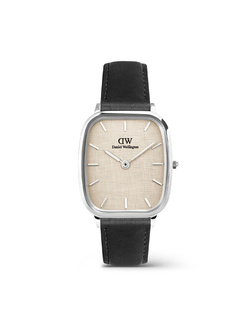 Reloj Daniel Wellington Marlon Sheffield Lino Silver de acero y correa de piel DW00100813