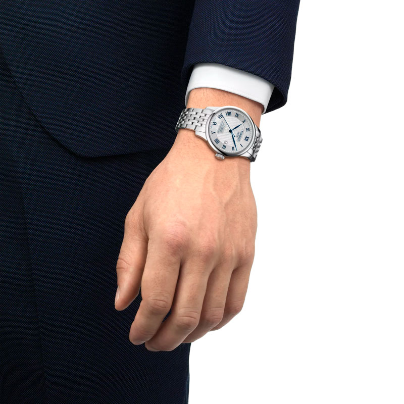 Reloj Tissot Le Locle Powermatic 80 20th Anniversary de acero inoxidable con brazalete intercambiable T006.407.11.033.03