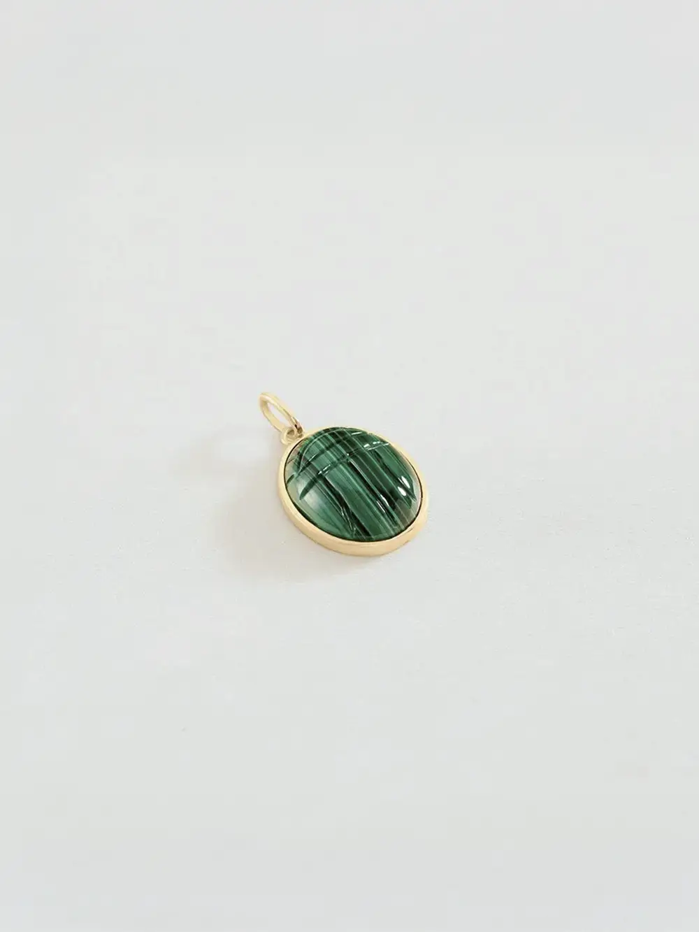 Colgante AGATHA PARIS TALISMANS piedra malaquita verde 02880065-658-TU
