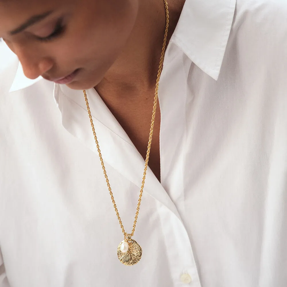 Colgante AGATHA PARIS TALISMANS con perla natural 02880097-294-TU