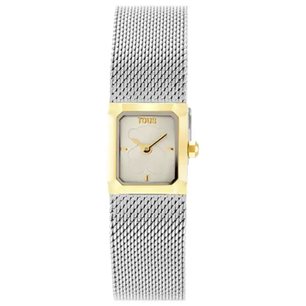 Reloj TOUS Mini Mesh analógico bicolor acero y dorado 3000142100