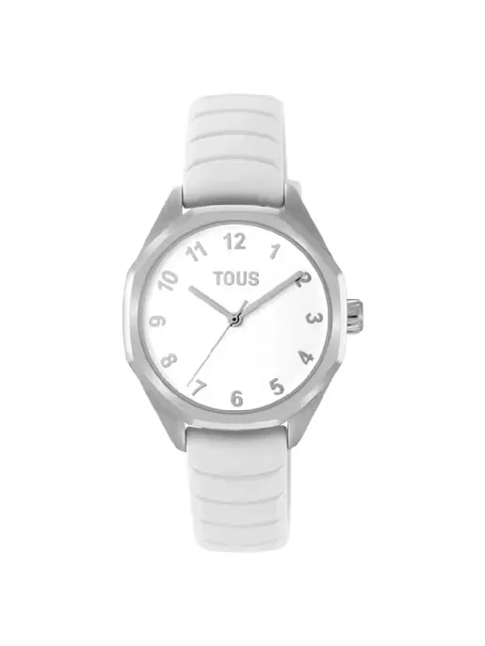 Reloj TOUS analógico blanco de caucho Now KDT 3000142800