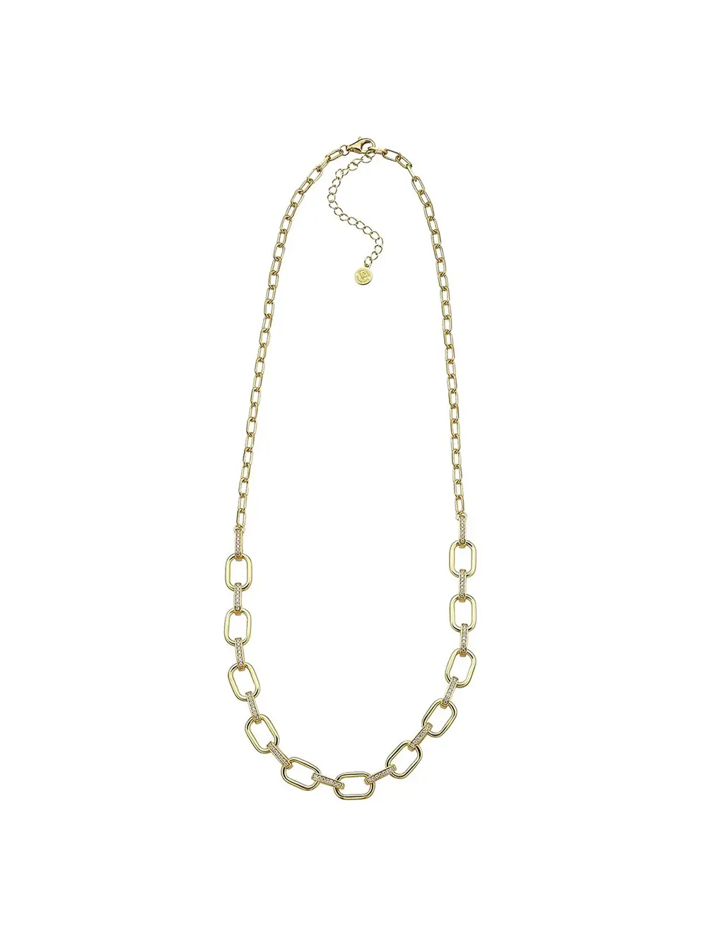 Gargantilla Durán Exquse colección Florencia de plata dorada con circonitas 00510864