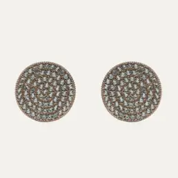 Pendientes Sunfield Áine de plata con circonitas verde mint PE065020/2/55